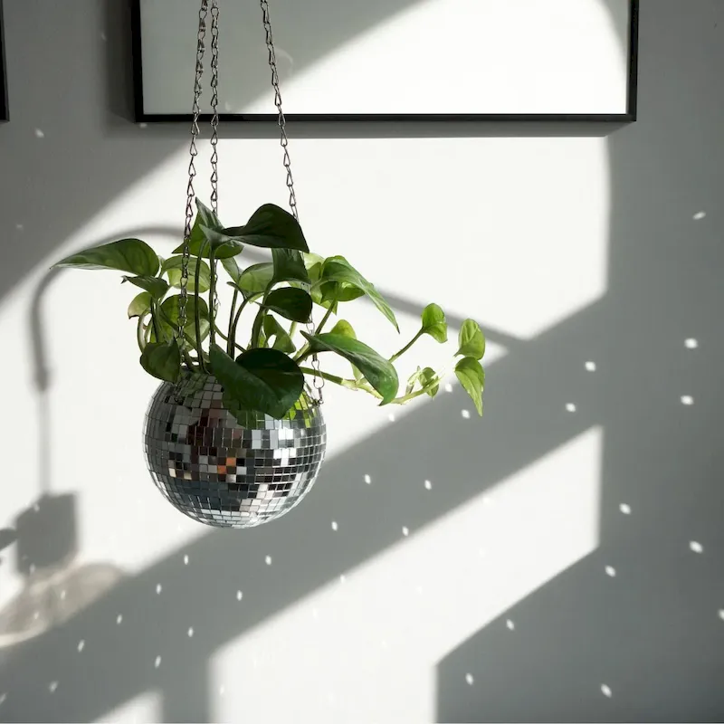 6" Disco Ball Planter fast - Sale