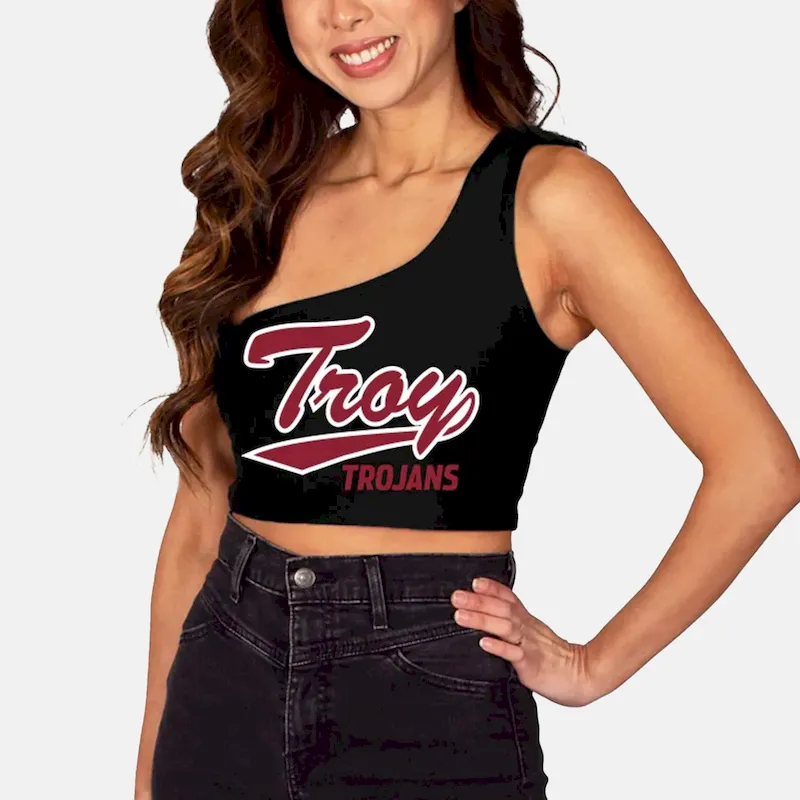 Troy Black One Shoulder Top 2025 sickly - Sale